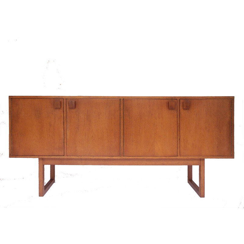 Scandinavisch honing teak dressoir, 1950-1960