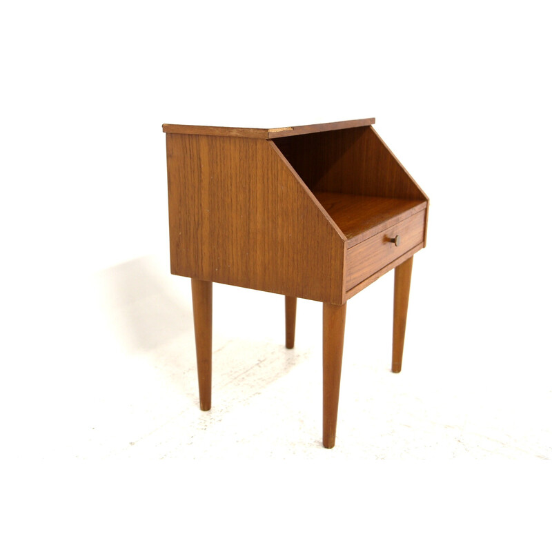 Vintage teak night stand, Sweden 1960