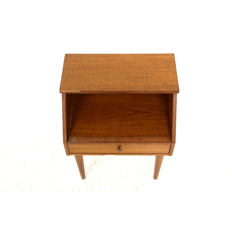 Vintage teak night stand, Sweden 1960