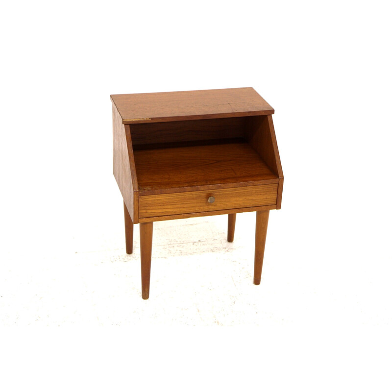 Vintage teak night stand, Sweden 1960