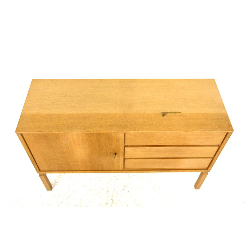 Vintage oakwood chest of drawers by Marian Grabinski for Möbel-Ikea, Sweden 1960