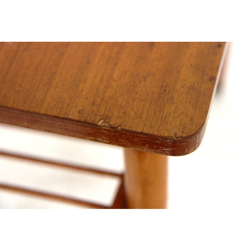 Vintage teak side table, Sweden 1950