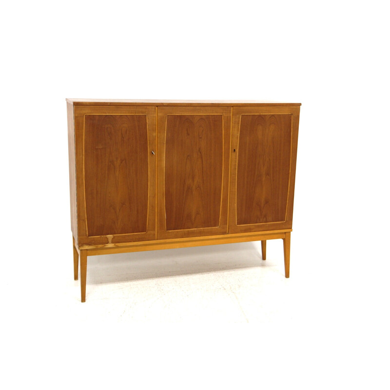 Vintage kast in teak en beuken, Zweden 1950