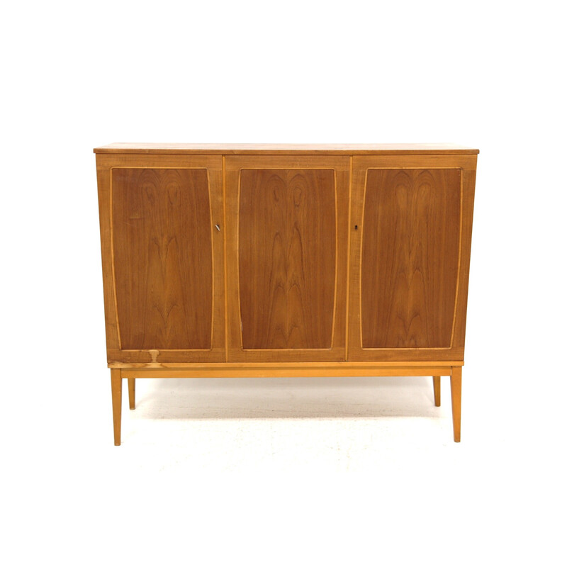 Vintage kast in teak en beuken, Zweden 1950