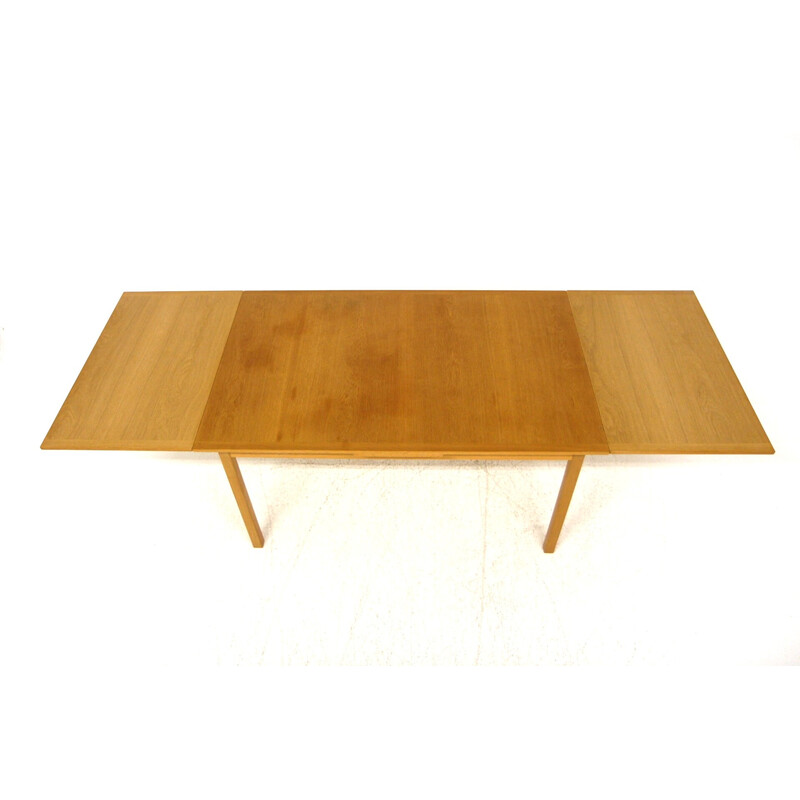 Vintage "portfolio" table in oakwood by Troeds, Sweden 1960