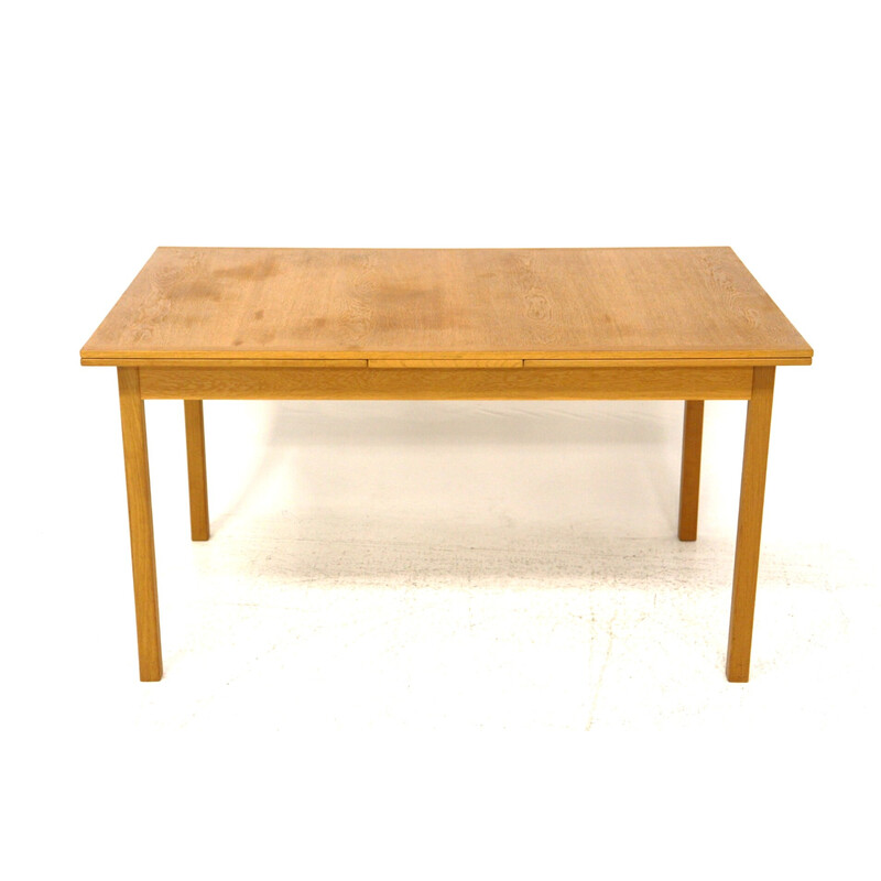 Vintage "portfolio" table in oakwood by Troeds, Sweden 1960
