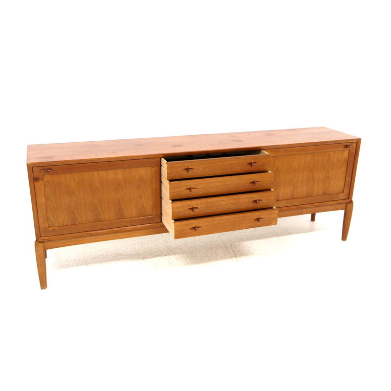 Vintage teak sideboard by Hw Klein for Bramin, Denmark 1960s