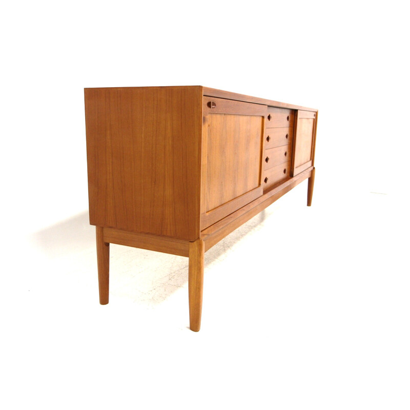 Vintage teakhouten dressoir van Hw Klein voor Bramin, Denemarken 1960