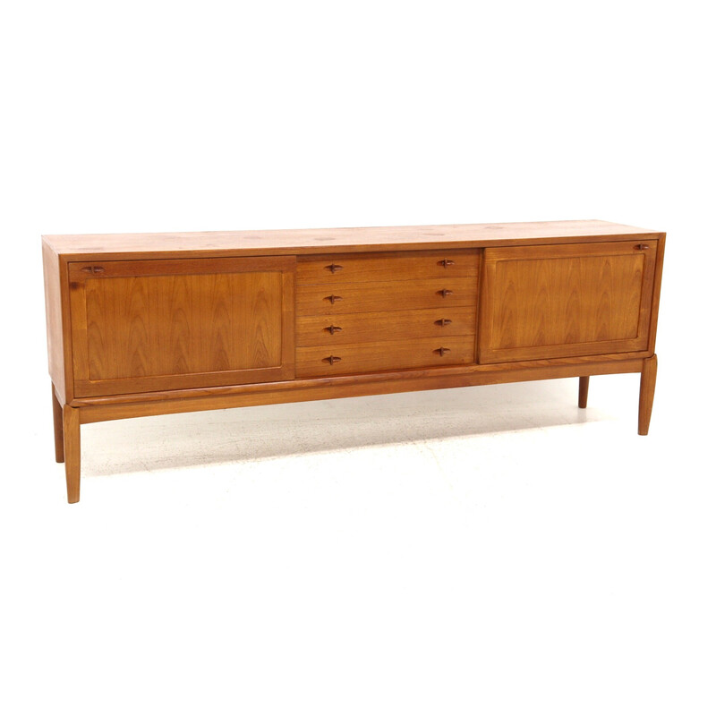 Vintage teak sideboard by Hw Klein for Bramin, Denmark 1960s