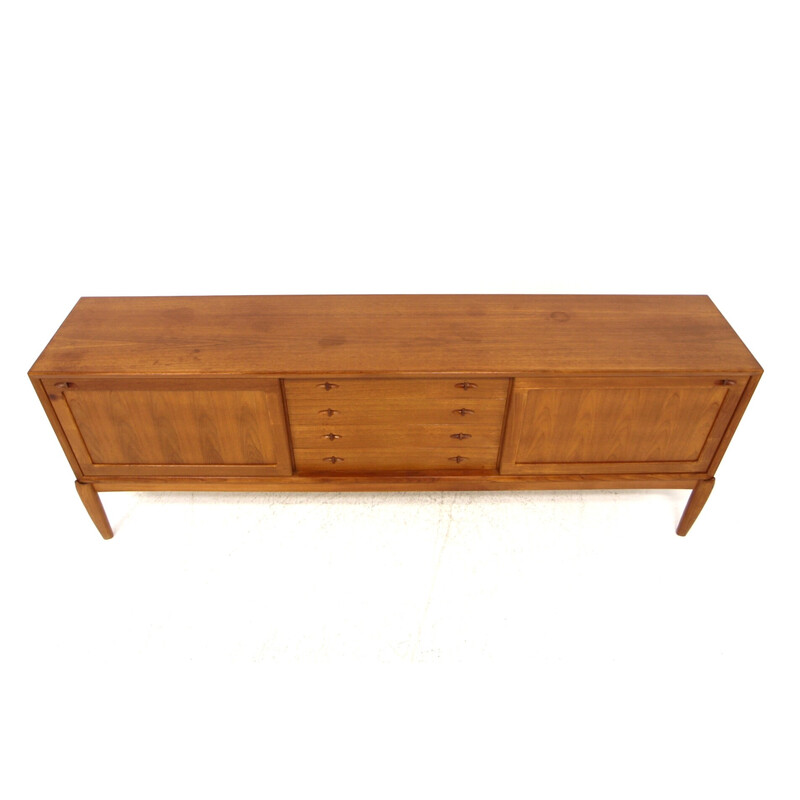 Vintage teak sideboard by Hw Klein for Bramin, Denmark 1960s