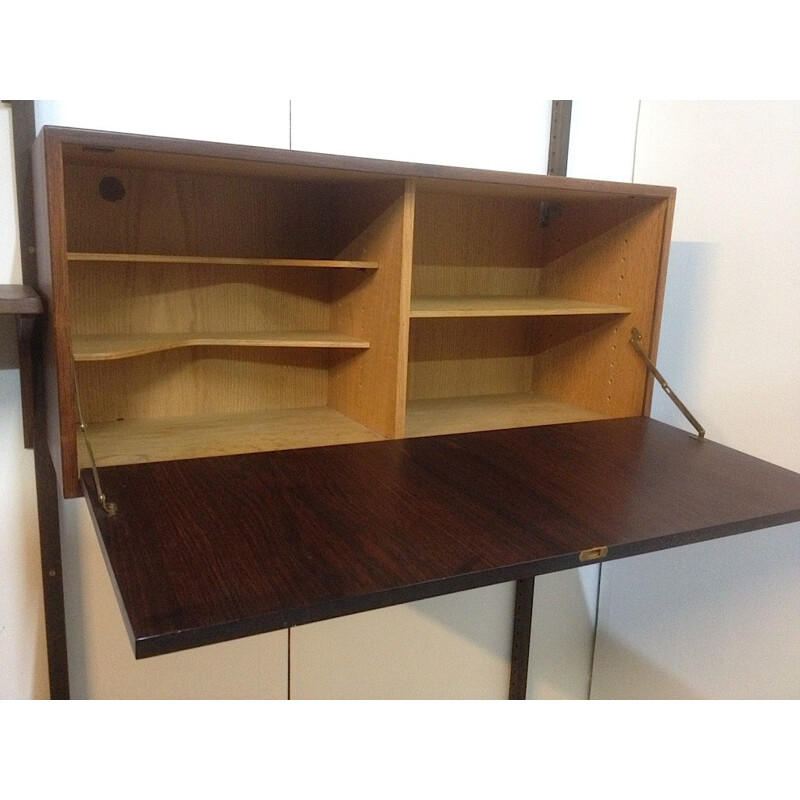 Shelving system in rosewood by Rud THYGESEN & Johnny SORENSEN - 1950s