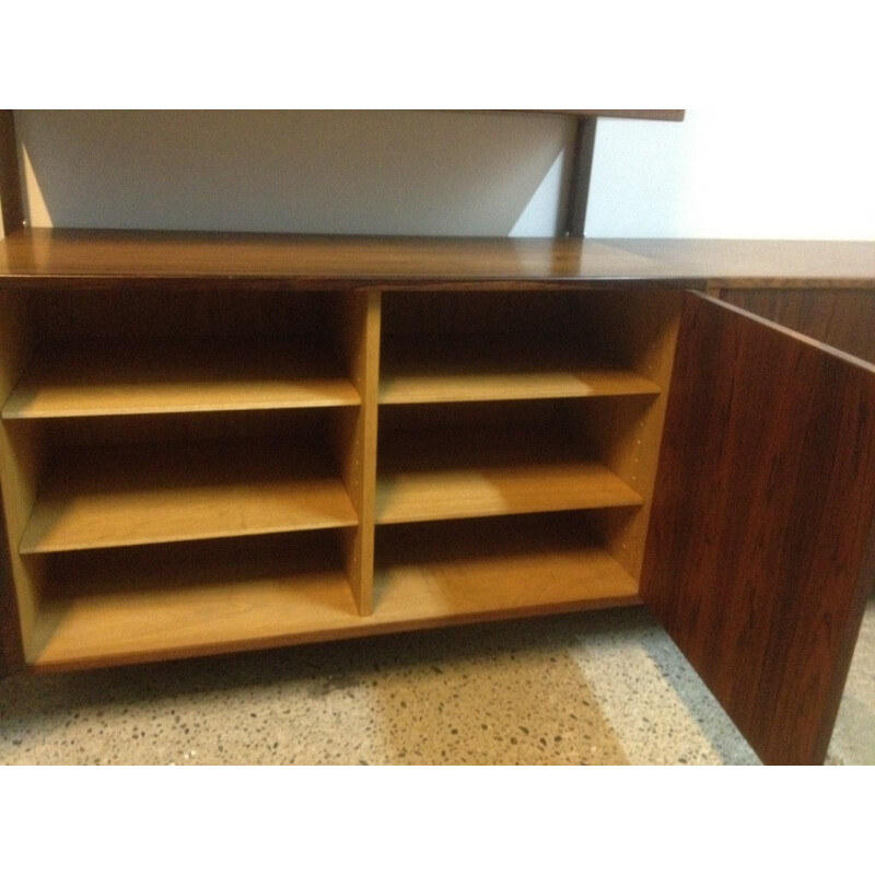 Shelving system in rosewood by Rud THYGESEN & Johnny SORENSEN - 1950s