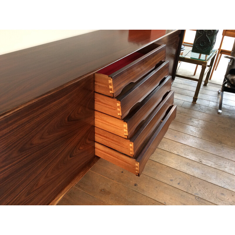 Scandinavian sideboard in Rosewood, Manufacturer Dyrlund - 1960s