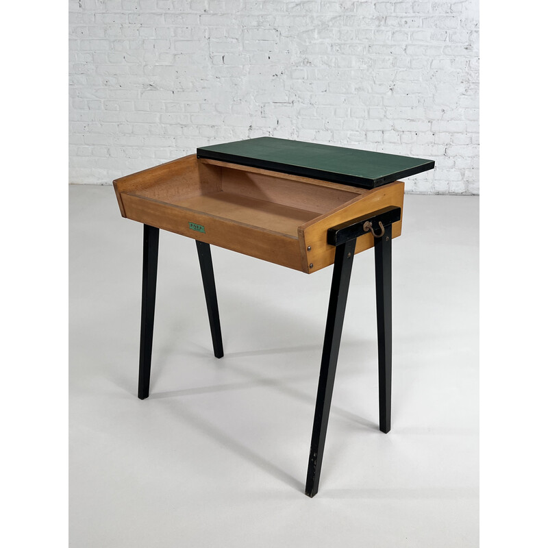 Mesa de madeira Vintage, 1950-1960