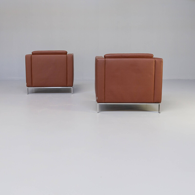 Paar vintage model 500 fauteuils van Norman Foster voor Walter Knoll