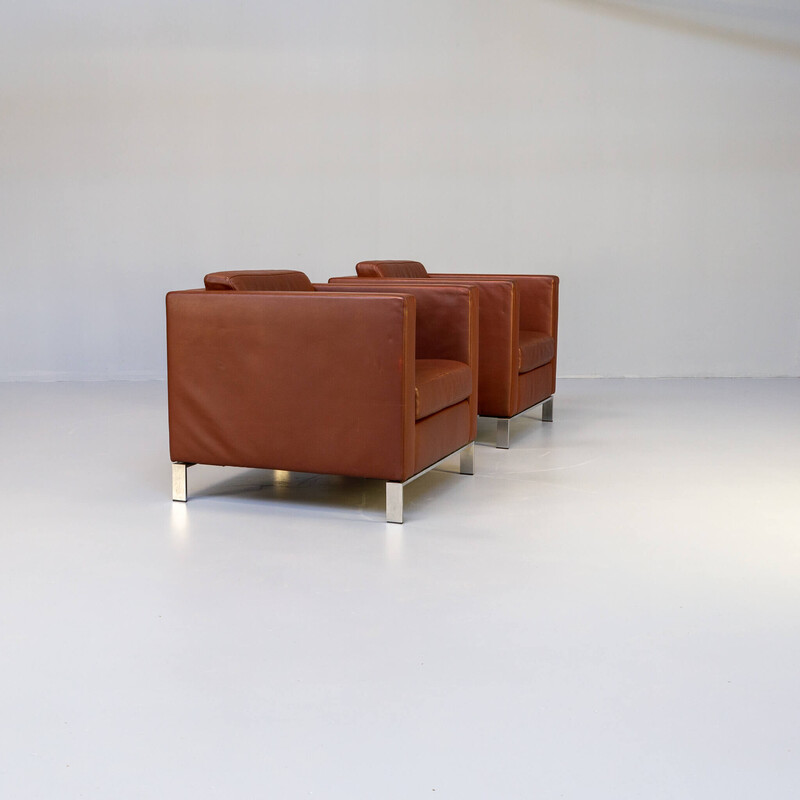Pair of vintage model 500 armchairs by Norman Foster for Walter Knoll