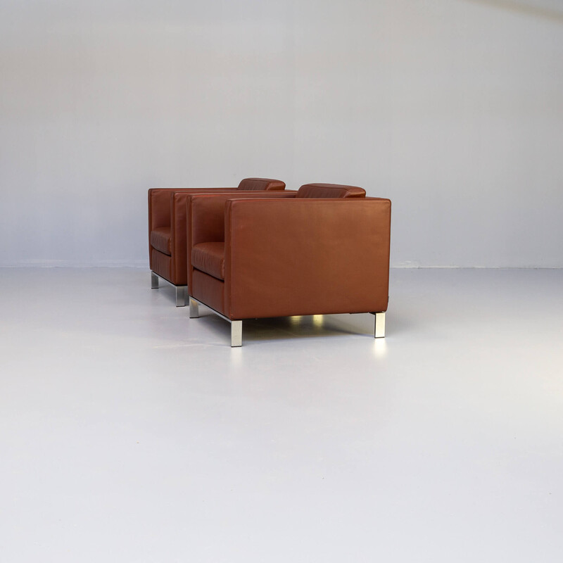 Ein Paar Vintage-Sessel Modell 500 von Norman Foster für Walter Knoll