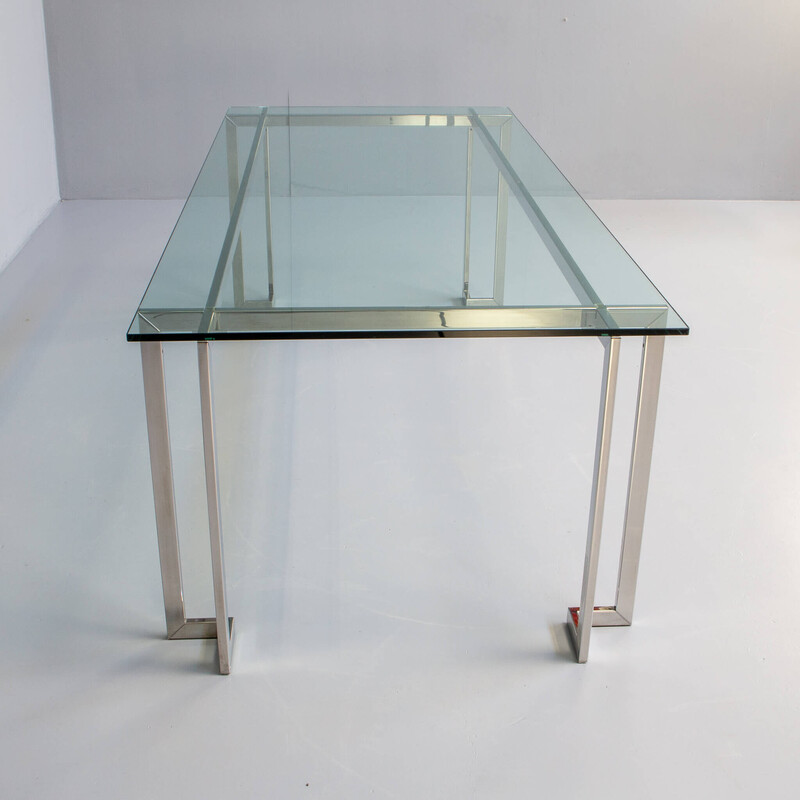 Vintage "lord" dining table by Pierangelo Galotti for Galloti and Radice