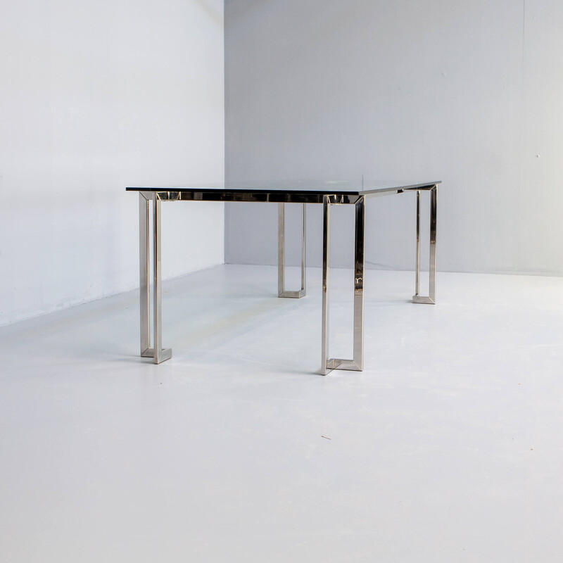 Vintage "lord" dining table by Pierangelo Galotti for Galloti and Radice