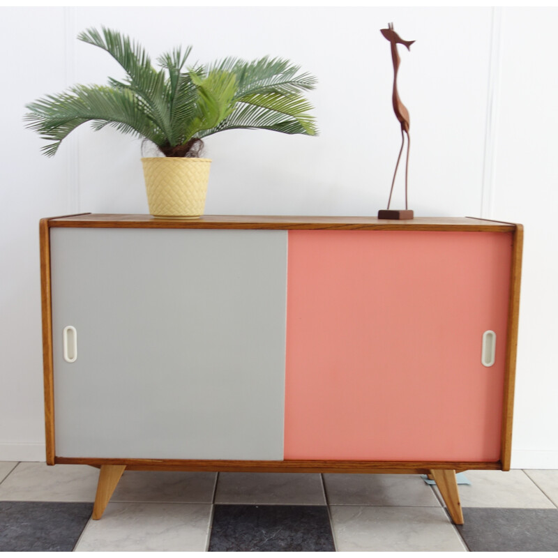 Small sideboard in wood model U452 by Jiri Jiroutek - 1960s