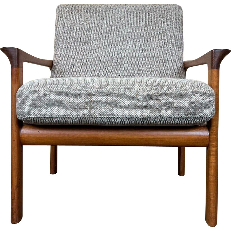 Vintage teak armchair by Sven Ellekaer for Komfort Design, Denmark 1960-1970s