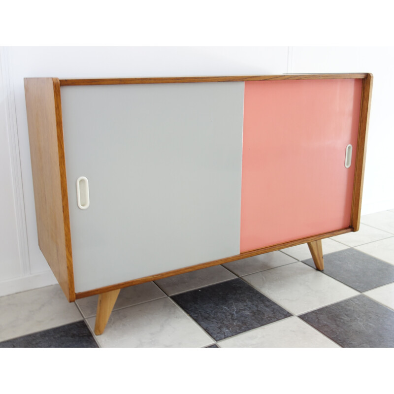 Small sideboard in wood model U452 by Jiri Jiroutek - 1960s