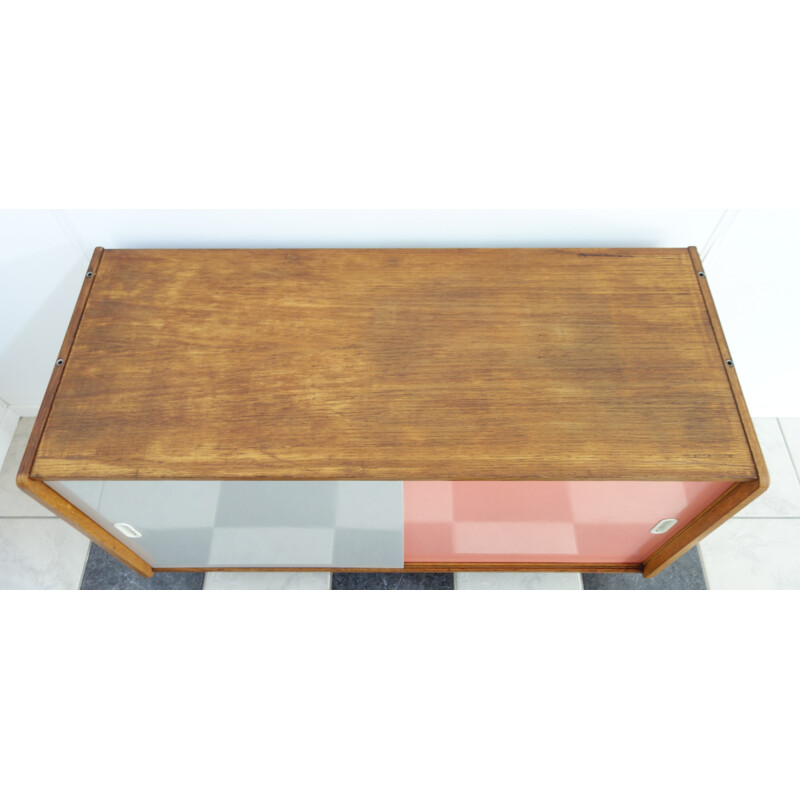 Small sideboard in wood model U452 by Jiri Jiroutek - 1960s