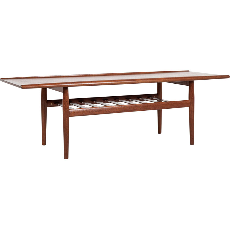 Mid century Danish coffee table in teak by Grete Jalk for Glostrup, 1960s