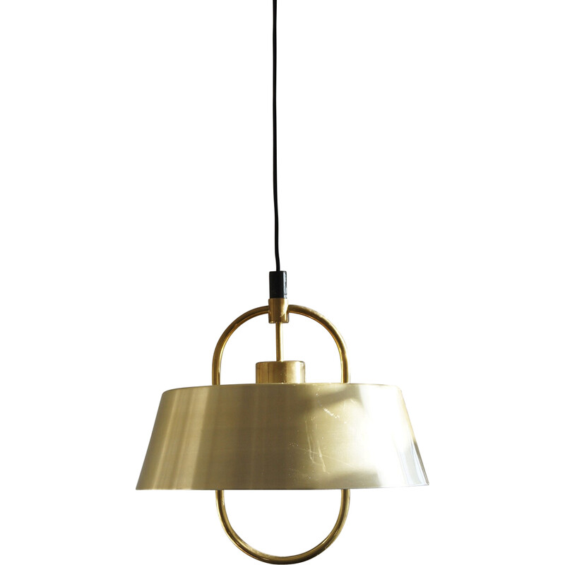 Vintage Danish Hercules pendant lamp by Jo Hammerborg for Fog and Mørup, 1977