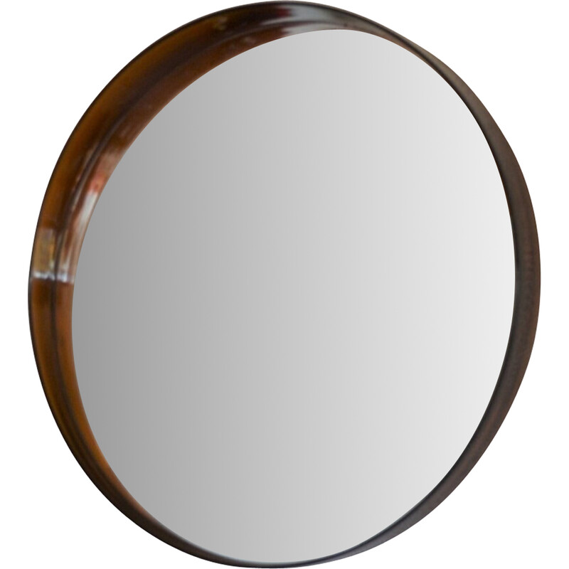 Vintage round wall mirror Syla 710, France 1970