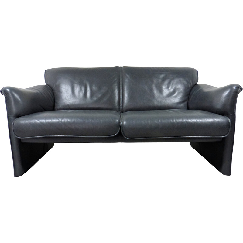 Vintage 2-Sitzer Ledersofa von Jori, Belgien 1980er