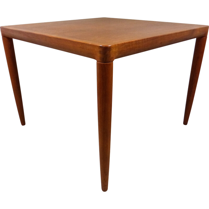 Mesa de café Vintage de teca de H. W. Klein para Bramin, Dinamarca Anos 60