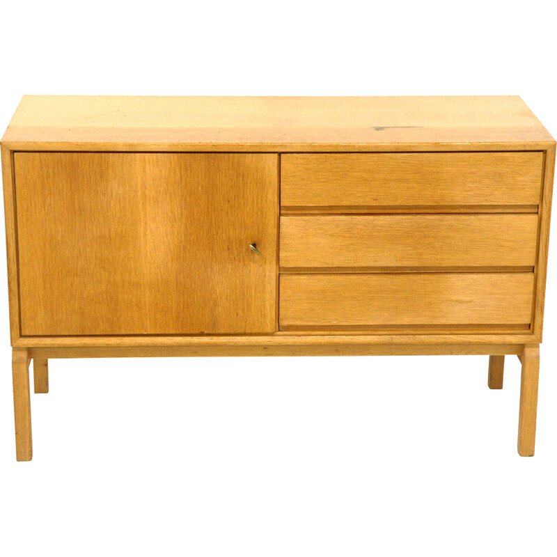 Vintage oakwood chest of drawers by Marian Grabinski for Möbel-Ikea, Sweden 1960