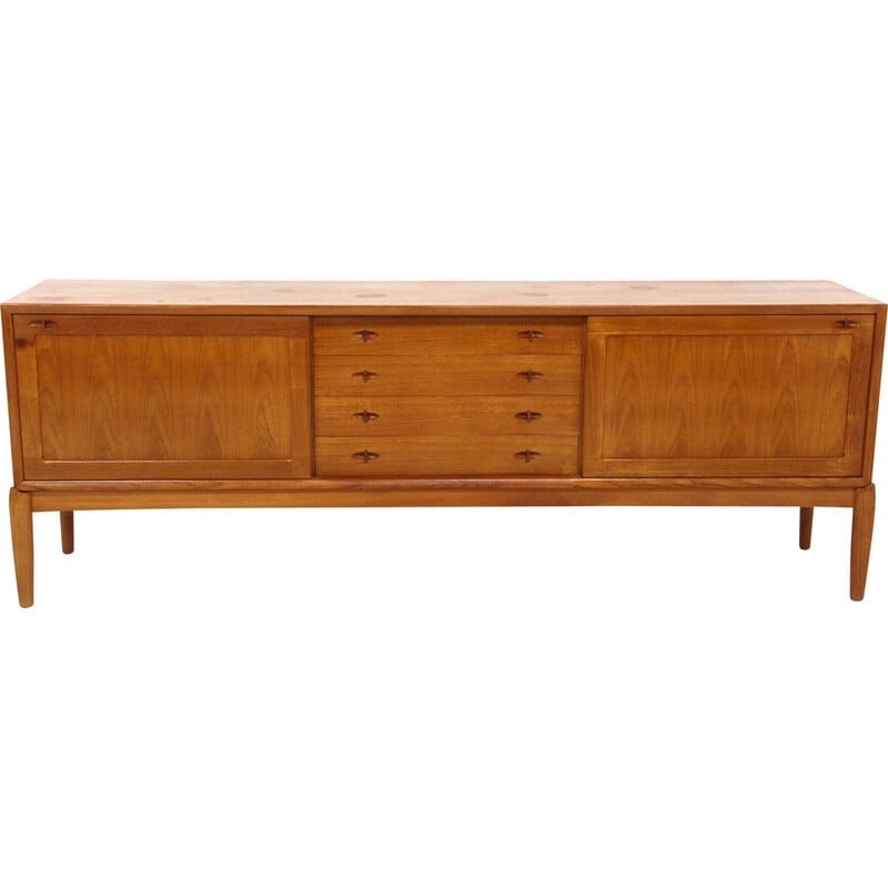 Vintage teakhouten dressoir van Hw Klein voor Bramin, Denemarken 1960