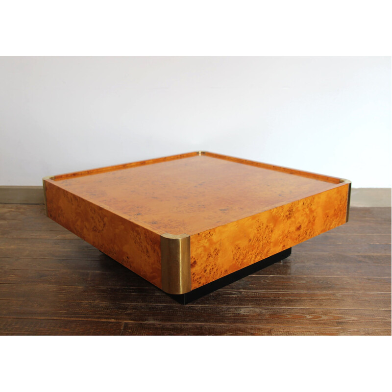 Vintage wortelhouten salontafel voor Mario Sabot, 1960-1970