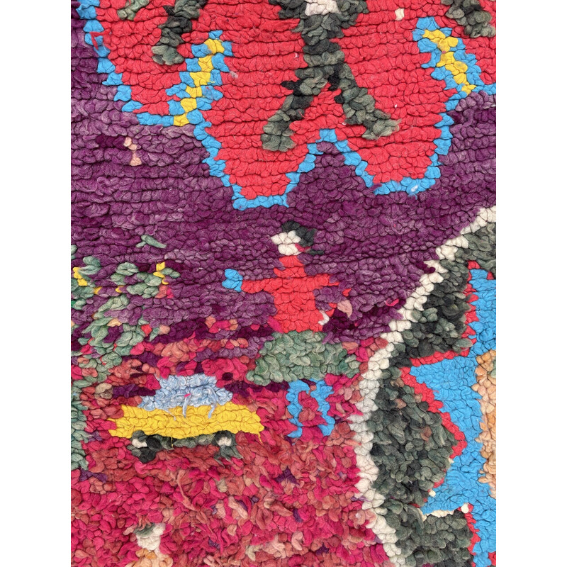 Vintage-Teppich Traditioneller Berber Boujaad