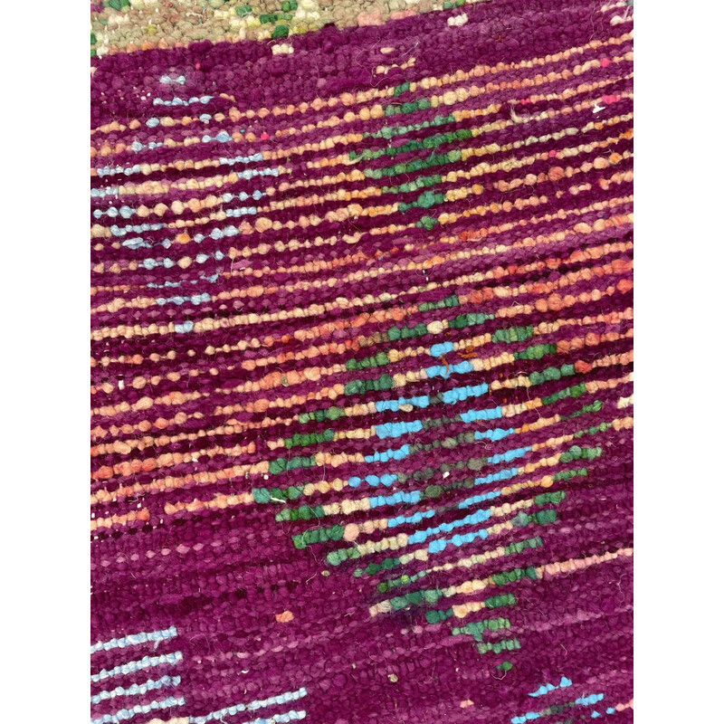 Vintage traditional berber rug Boujaad