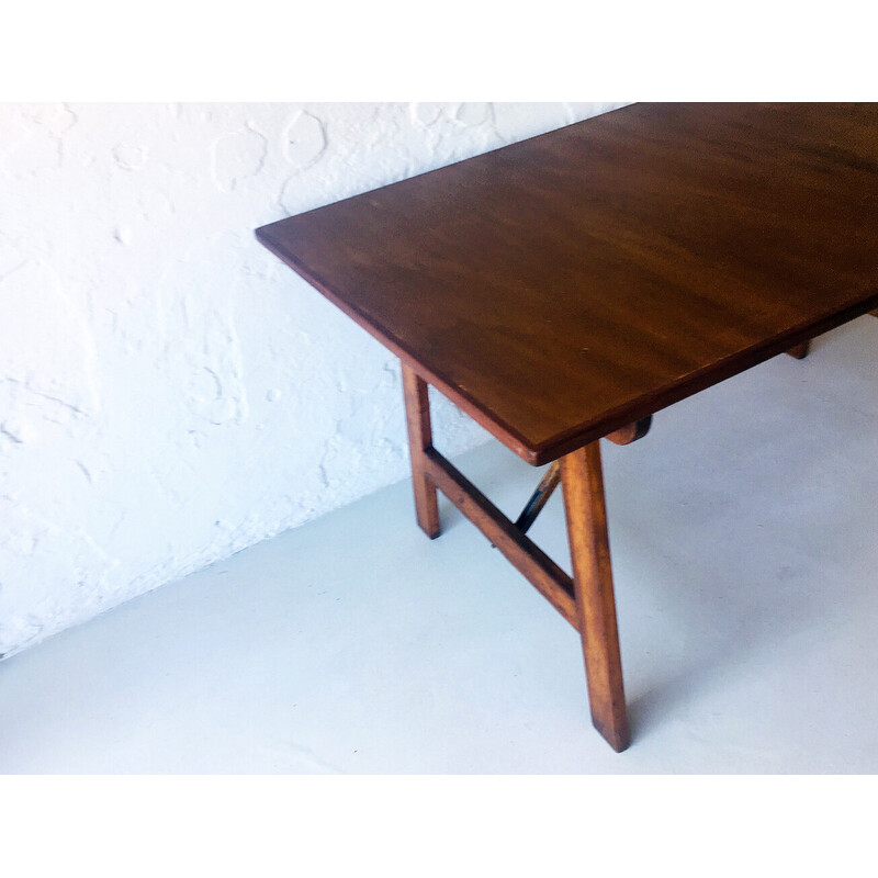 Vintage wooden table, Denmark 1950s