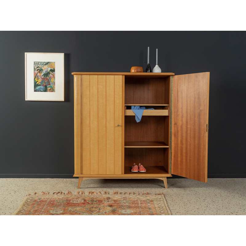 Vintage ashwood veneer cabinet, Germany 1950s