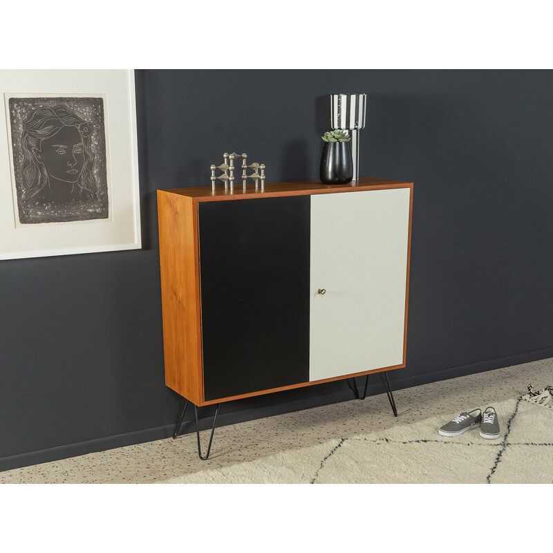 Vintage teak veneer and formica cabinet by Oldenburger Möbelwerkstätten, Alemanha 1950