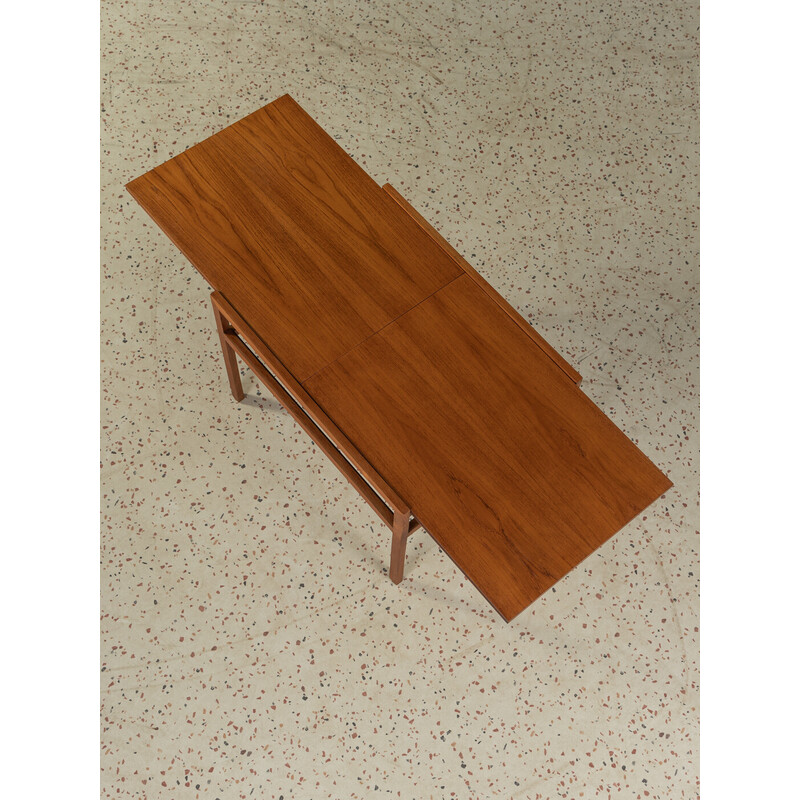 Vintage teak extendable coffee table by Wilhelm Renz, Germany 1960s