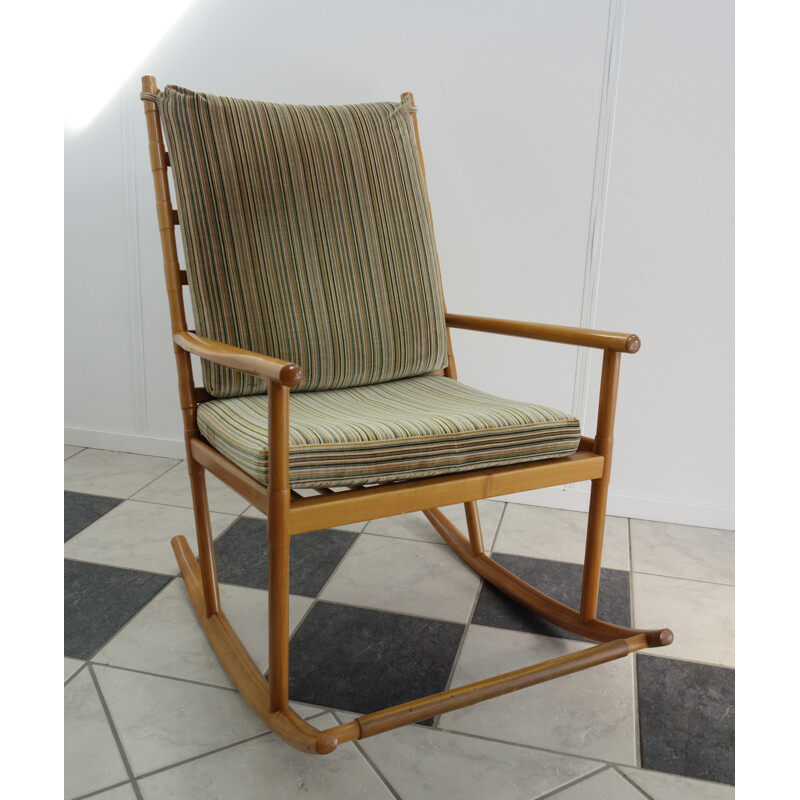 Beech rocking chair - 1960s