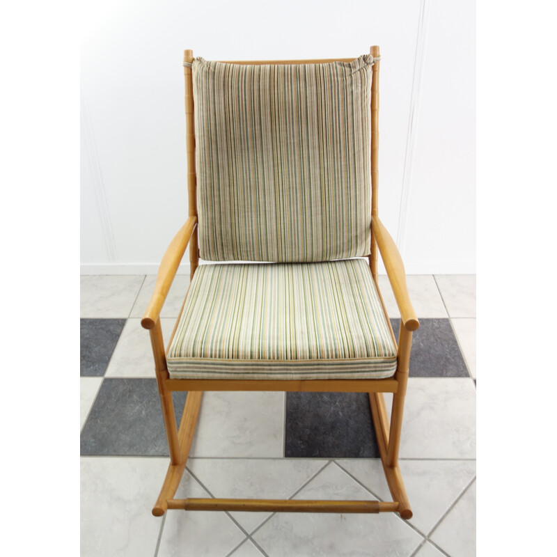 Beech rocking chair - 1960s