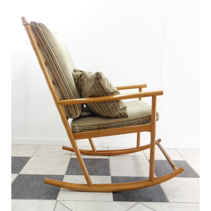 Beech rocking chair - 1960s