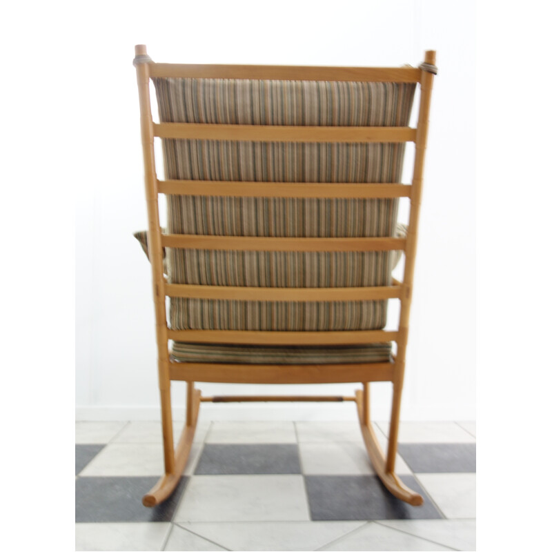 Beech rocking chair - 1960s