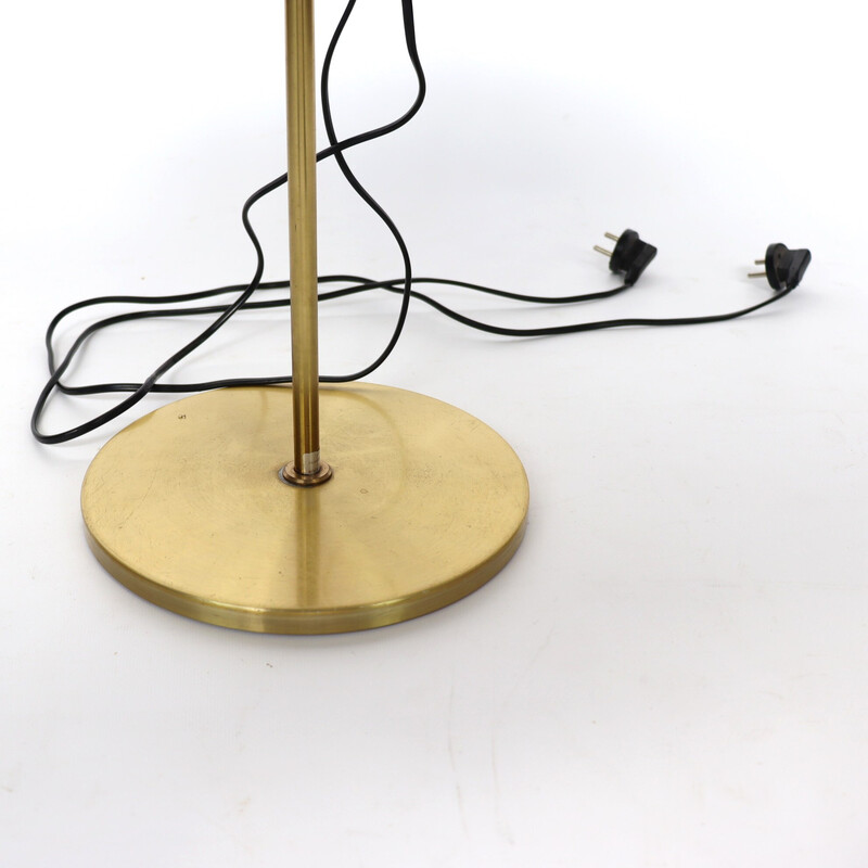 Vintage floor lamp in gilded metal, 1970