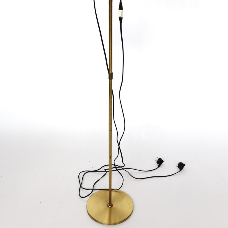 Vintage floor lamp in gilded metal, 1970