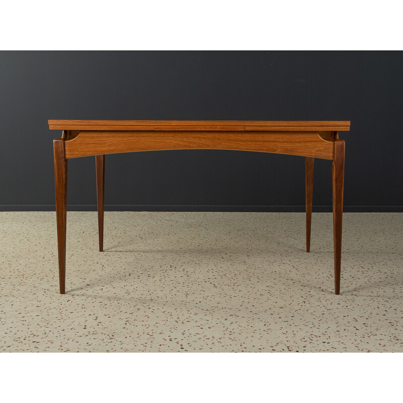 Mesa de jantar extensível de teca Vintage por Hohnert, Alemanha Anos 60