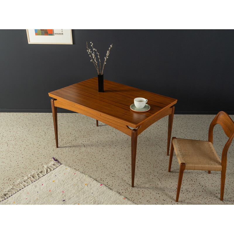 Vintage extendable teak dining table by Hohnert, Germany 1960s