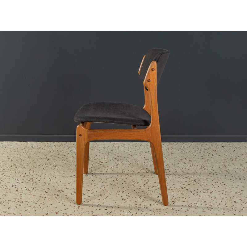 Juego de 4 sillas de comedor vintage de Erik Buch para O.D. Møbler, Dinamarca años 50